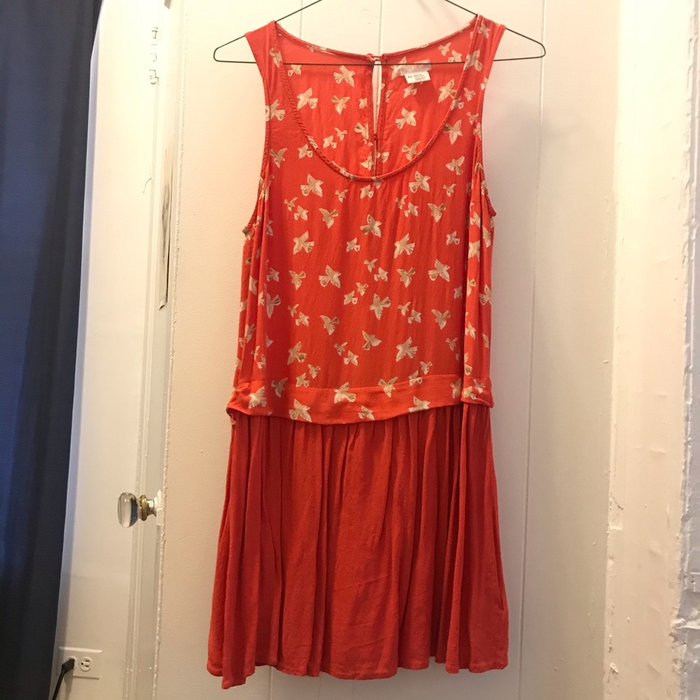 orange dress size XS